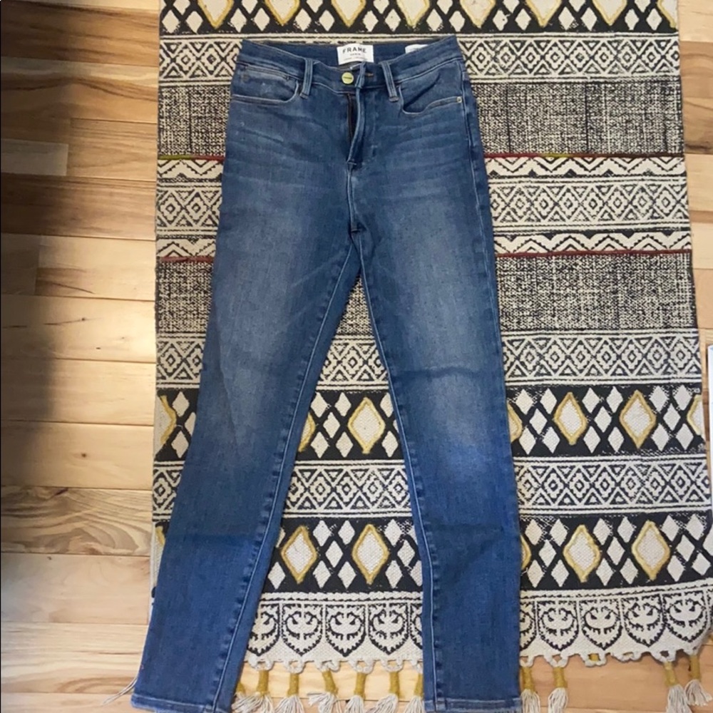 Frame denim skinny jeans